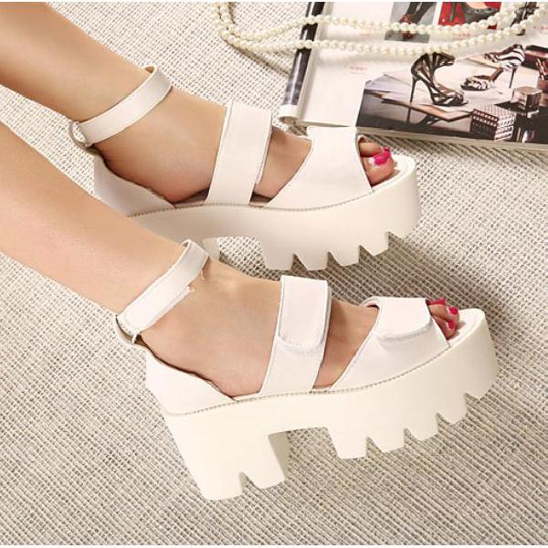 sandals with thick soles