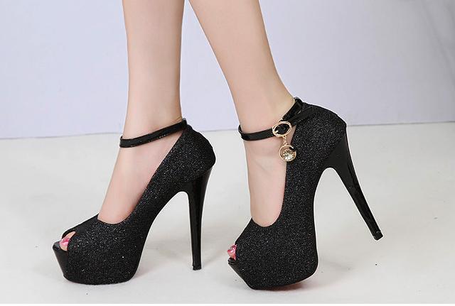 Women's High-heeled Shoes With Stiletto Heel And Piscine Mouth on Luulla