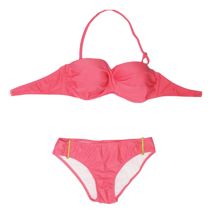 Summer Beach Recreation Dila Meng Gather New Sexy Two Piece Bikini With A Chest Pad Swimsuit