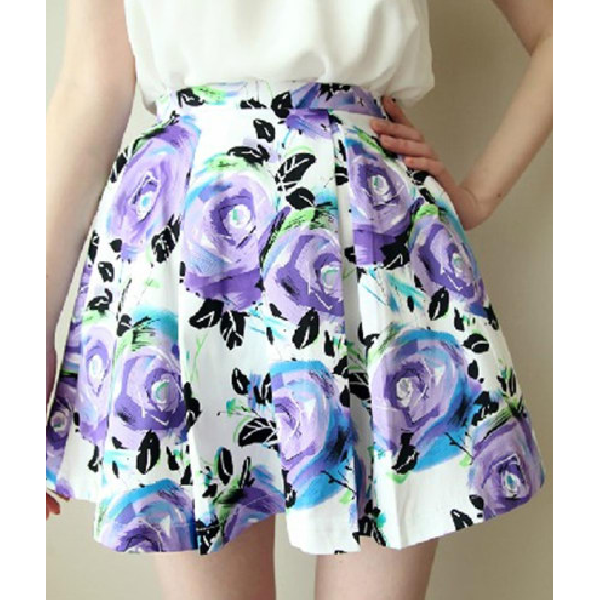 Fashion Gorgeous Large Color Fold Waist Tutu Skirts on Luulla