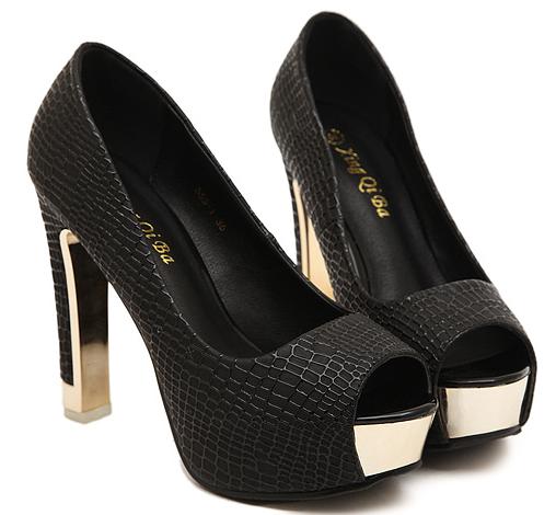 Fish Mouth High Heels Shoes